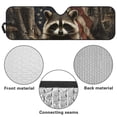 thumbnail image 6 of Uorisanigo Windshield Sun Shade,Camo American Flag Raccoon Car Sunshade for Jeep Wrangler JK JKU JL JLU 1997-2023 & Jeep Gladiator JT 2020-2023,UV Rays Blocker Sun Visor Shield Keep Vehicle Cool, 6 of 7