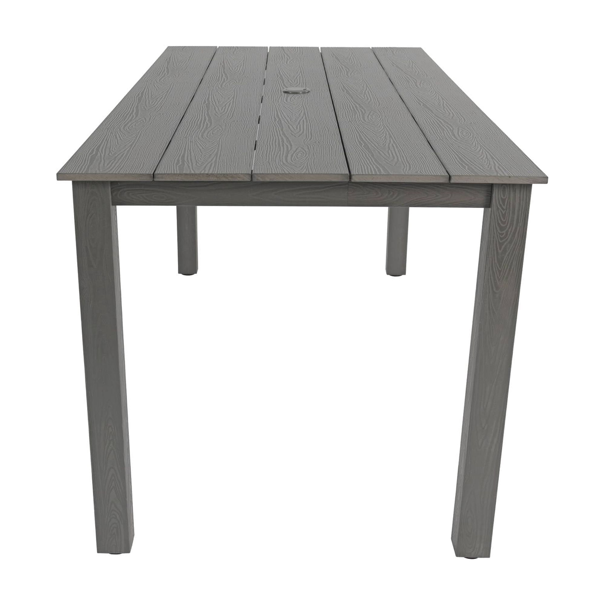 Outdoor Dining Table, 68.9 Inch Simple Solid Dinner Table for Garden Patio Backyard Picnic Casual Outdoor Meals, Teak
