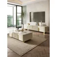 thumbnail image 2 of Mueble de TV ligero de lujo, mesas centrales rectangulares, aparador de exhibición blanco con cajones, mesa de centro de esquinas redondas para sala de estar, 2 of 4