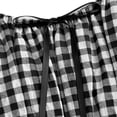 thumbnail image 4 of KICILVS Renaissance Costume Women Puff Sleeve Vintage Gingham Plaid Dress Empire Waist U Neck Casual Halloween Swing Dress, 4 of 6