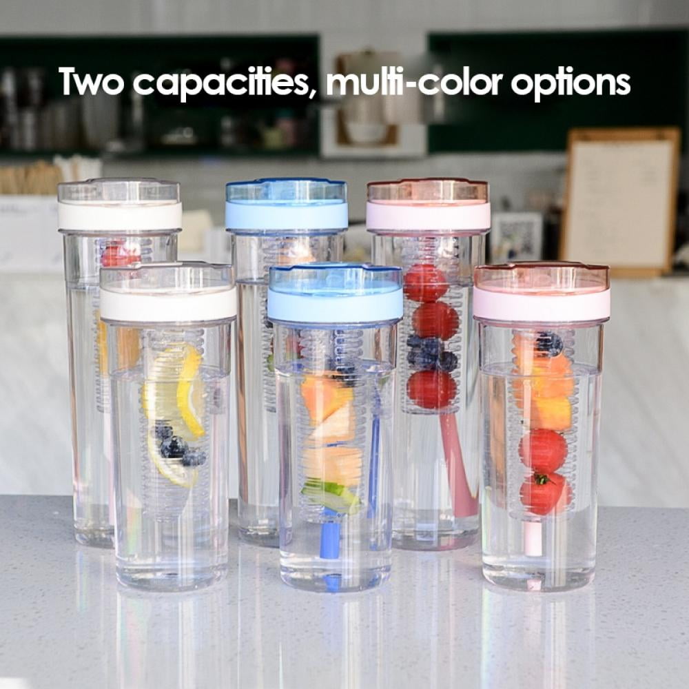 Glass Water Cup with Straw and Lid and Filter, Lids Water Bottle, Iced