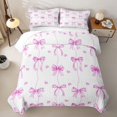 thumbnail image 2 of Erosebridal Teens Cute Love Heart Bowtie Twin Quilt Set,Girls Dreamy Princess Bow Twin Coverlet Set, 2 of 7