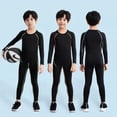 thumbnail image 1 of Ropa ajustada para niños Ropa de entrenamiento Ropa de secado rápido para niños Ropa de fitness Otoño e invierno Baloncesto Fútbol Traje de baño Traje deportivo, 1 of 5