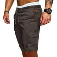 thumbnail image 4 of Aueoeo Slim Fit Cargo Pants for Men, Men's Relaxed Fit Cargo Shorts Quick Dry Lightweight Hiking Shorts Outdoor Travel Shorts with Multi-Pocket, 4 of 7