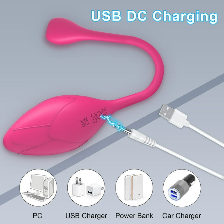 XBONP Vibrating Egg Wearable G-spot Vibrator with APP Control for Women,  Rechargeable Sex Toys, Red