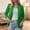 Army Green-A, variant on Cropped Blazers for Women Dressy Short Suit Jackets Business Casual Open Front Long Sleeve Suit Jacket Cardigan Blue-B