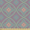 thumbnail image 1 of Abstract Fabric by the Yard, Continuous Modernistic Pattern with Geometric Colorful Lines and Concave Shapes, Upholstery Fabric for Dining Chairs Home Decor Accents, Multicolor by Ambesonne, 1 of 5