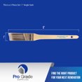 thumbnail image 2 of Pro Grade Premium Paint Brushes, 1 inch Angle Sash, 3 Pack Paint Brush Set, 2 of 7