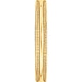 thumbnail image 4 of USA - 14k Yellow Gold 3mm LTW Milgrain Half Round Band Size 11.5, 4 of 5