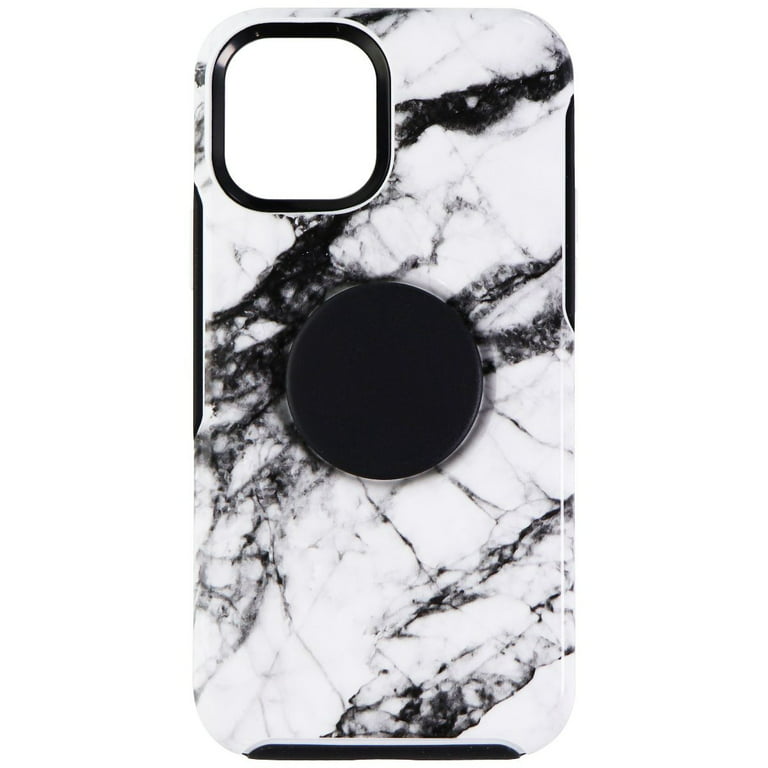 Otter + Pop Symmetry Series Case for iPhone 12 & 12 Pro - White Marble