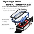 thumbnail image 2 of Njjex Apple Watch Series 7 / 8 Case, Apple Watch 7 / 8 Screen Protector 41mm 45mm Tempered Glass Water-Resistant Hard PC Protective Case for Apple Watch Series 7/8 (45mm, Blue), 2 of 7