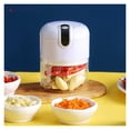 thumbnail image 2 of Wireless Electric Meat Grinder Household Mini Garlic Ginger Chili Masher USB Charging Kitchen Chopper Meat Crusher Shredder ,Easy Installation, 2 of 7