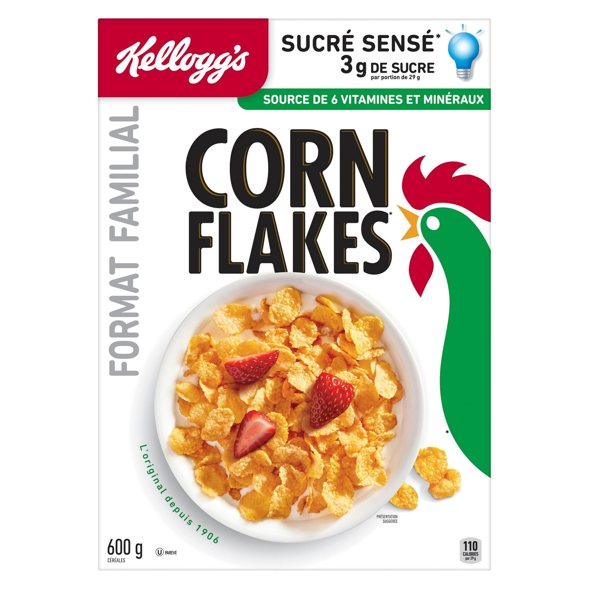 Kellogg's Corn Flakes Cereal 600 g