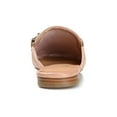 thumbnail image 4 of Journee Womens Hazina Slip On Square Toe Mules Flats, 4 of 10