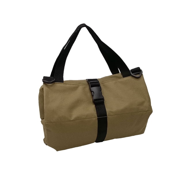 Eigraketly Bolsa de herramientas impermeable de tela Oxford para una fácil organización y portabilidad Bolsa de herramientas enrollable Herramientas eléctricas caqui