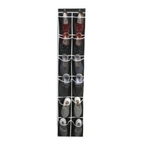 LYCAQL 12 Pockets Hanging Shoe Organizer Over the Door Shoe Organizer Hanging Door Shoe Holder Rack with Mesh Pockets Large Size 66 x 12 Inch