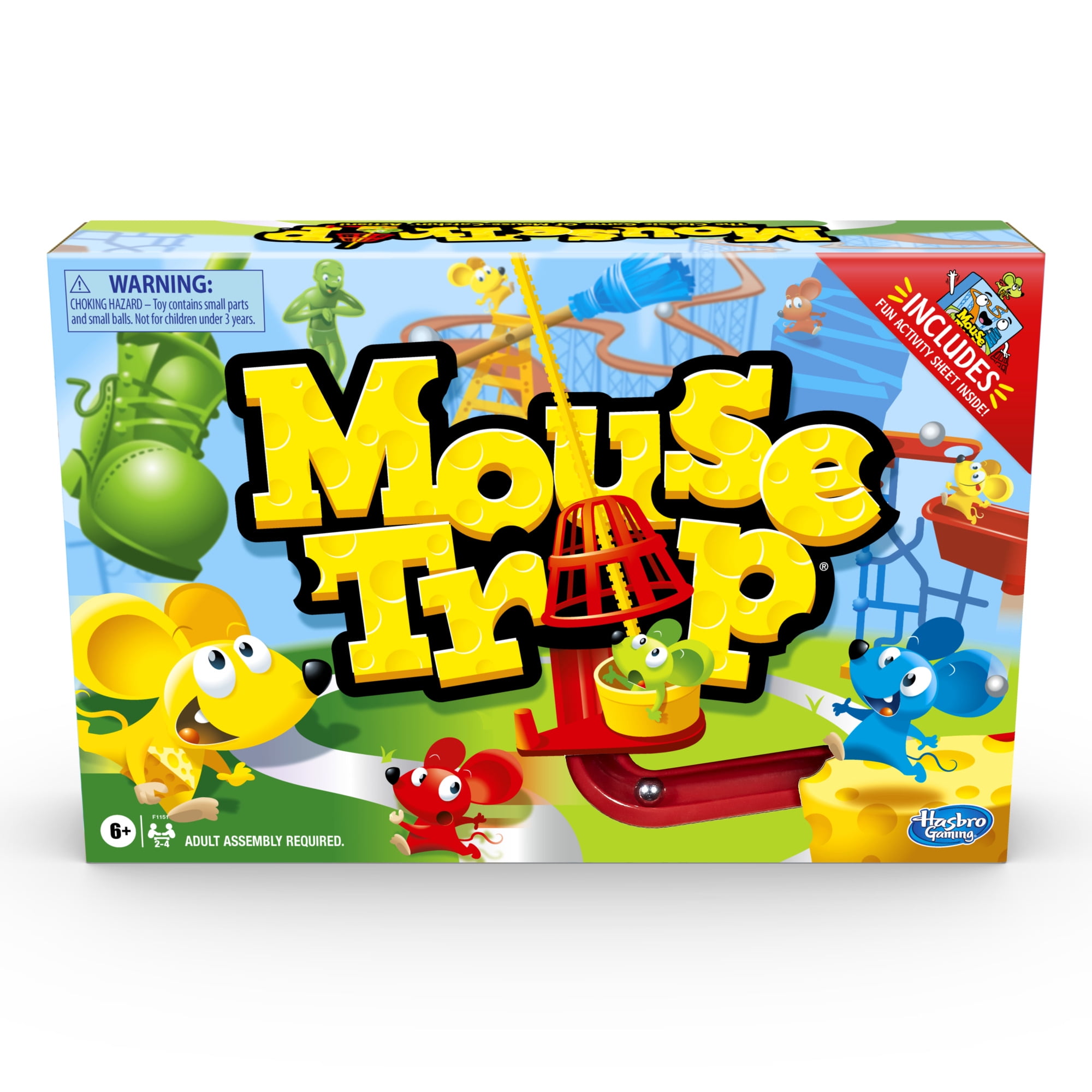 Only At Walmart Mouse Trap Game Includes Activity Booklet Walmart Com Walmart Com