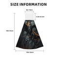 thumbnail image 3 of Sikiie Full Moon Black Dragon Hand Towel with Loop Hanging Towel Absorbent Tie Towels for Kitchen Tea Bar Bathroom Decor, 3 of 7