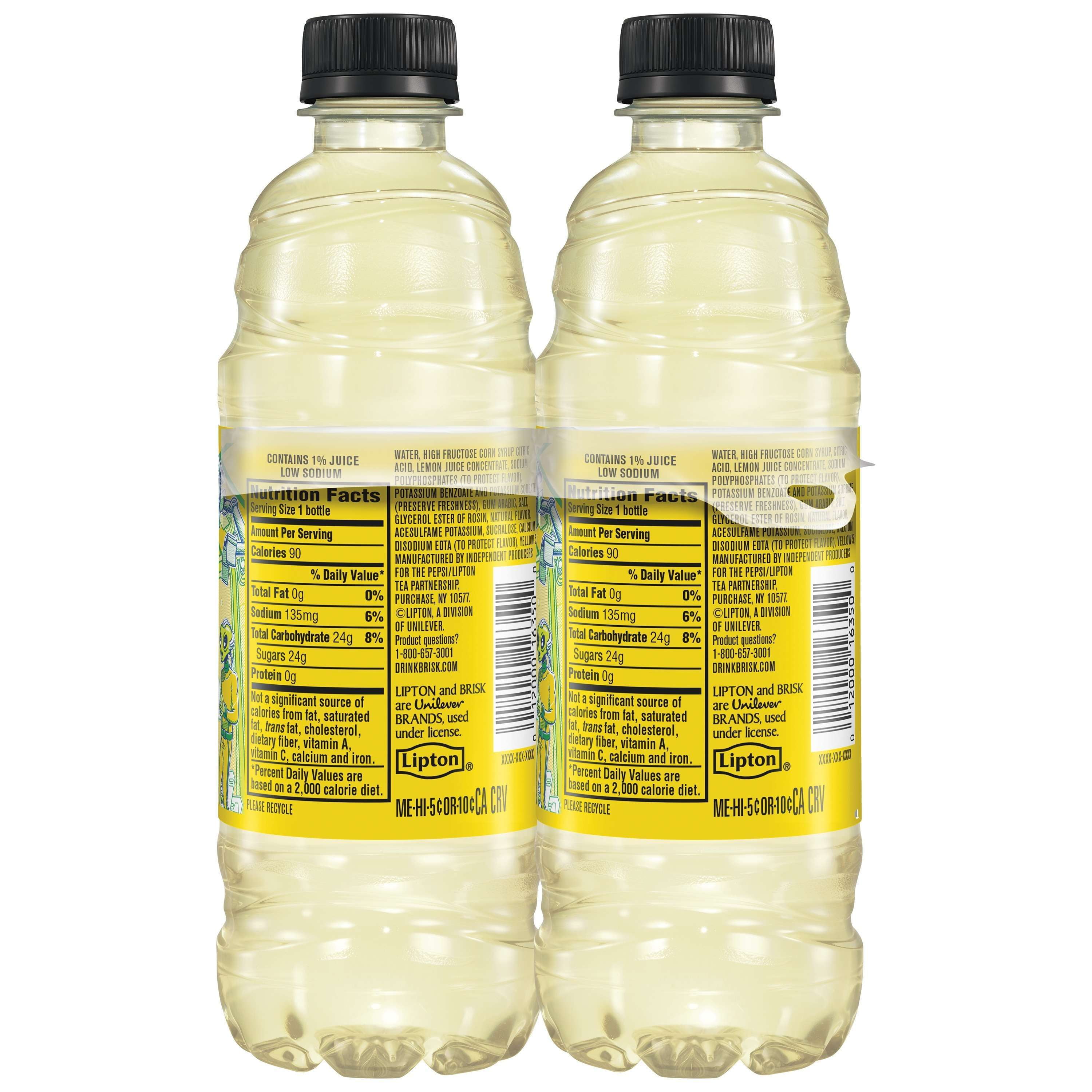 Brisk Lemonade Nutrition Facts Blog Dandk