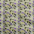 thumbnail image 1 of oneOone Polyester Lycra Beige Fabric Video Game Sewing Material Print Fabric By The Yard 56 Inch Wide, 1 of 5