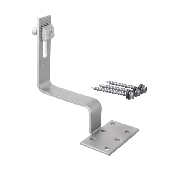 1/4Pcs Solar Panel Roof Hooks Photovoltaic Panel Tile Roof Hook Kit 304 Stainless Steel Solar Panel Mount Bracket Accessories