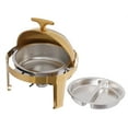 thumbnail image 6 of 2.11Gal Fuel Chafing Dish Visible Lid Gold SS Commercial Party Server, 6 of 20