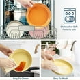 thumbnail image 6 of Wheat Straw Dinnerware Sets, 54 Pieces Unbreakable Dinnerware Sets for 6 People, Reusable Wheat Straw Plates and Bowls Sets, Lightweight Travel Picnic Home Party Camping Cutlery Set, 6 of 7