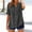 Dark Gray, variant on Gauze Shirts for Women Loose Fit Blouses Tunic Tops with Button Boho Peasant Gauze Blouses Loose Basic Solid Tunic Tops Womens 3/4 Sleeve Tops Watermelon Red 2XL