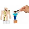 thumbnail image 2 of Minecraft Comic Maker Steve and Iron Golem 2-Pack, 2 of 7