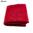 thumbnail image 7 of Spencer Red Lace Holiday Tablecloth Cover Round 71" Diameter with Engineered Jacquard Modern Christmas Table Cloths, 7 of 7