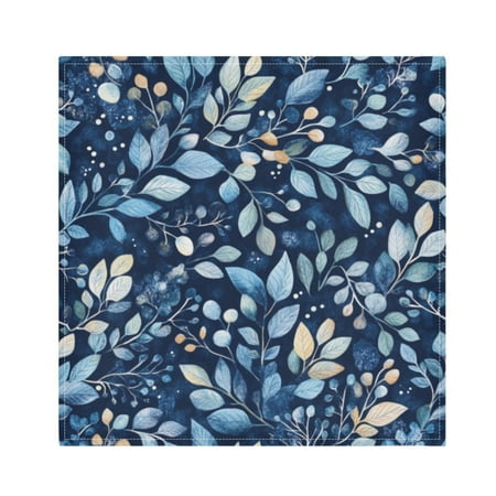 

Napkin Satin Napkin 20*20Inchx6 Kitchen Towel Dinner Plate Towel Decorative Towel Napkin Tea Towel Suitable For Kitchen Table Beautiful Leaf Color3