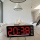 thumbnail image 5 of Reloj despertador digital, reloj electrónico, reloj LED funcional, reloj silencioso para la mesita de noche de los niños, 2,5 x 15,5 x 6,3 cm., 5 of 6