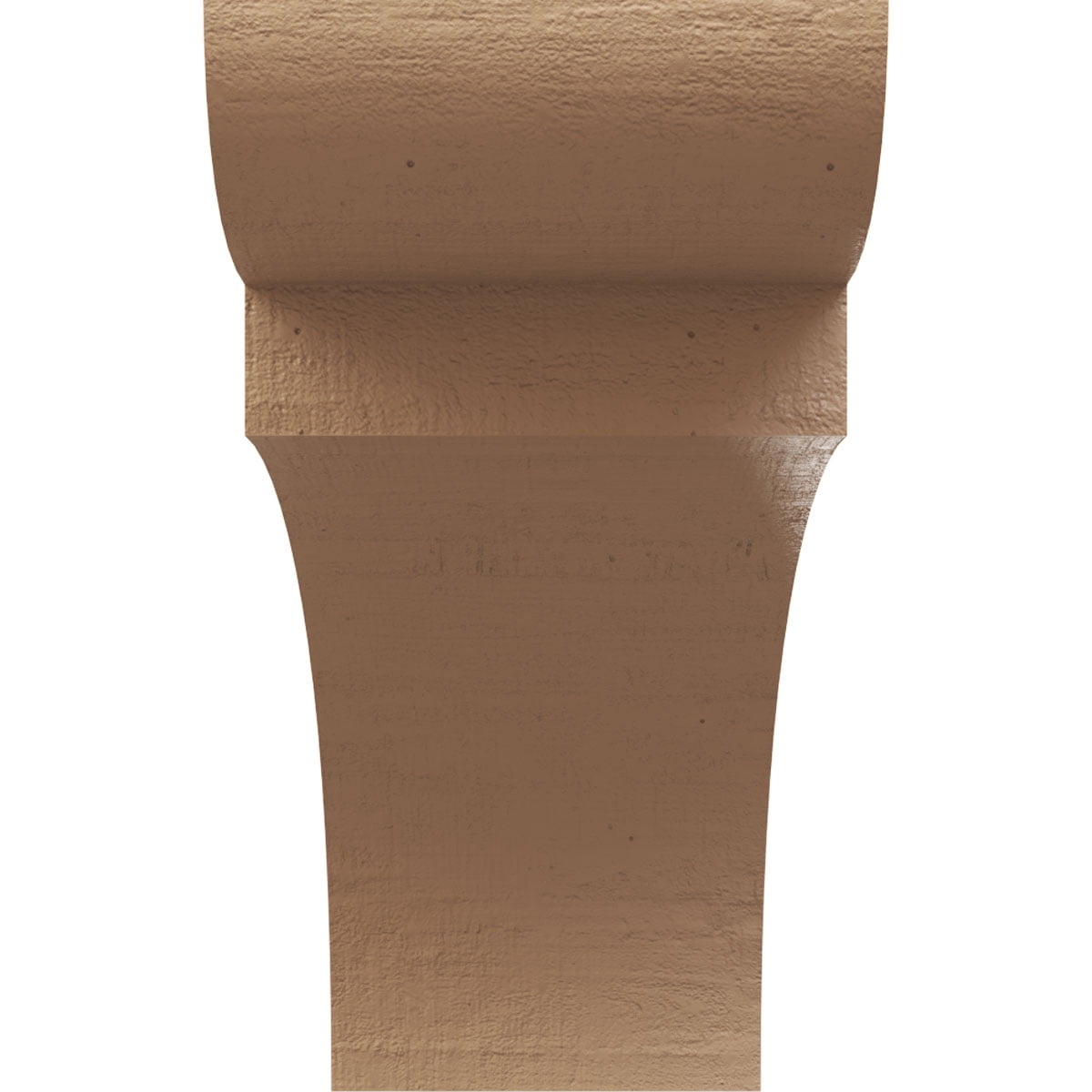 11"W x 33"D x 22"H Classic Yorktown Rough Cedar Woodgrain TimberThane Corbel, Primed Tan