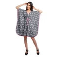thumbnail image 2 of Moomaya Robe Courte de Caftan de Plage, Robe de Couverture Imprimée, Kaftan pour Femmes, Tenue de Plage, Couverture, 2 of 4