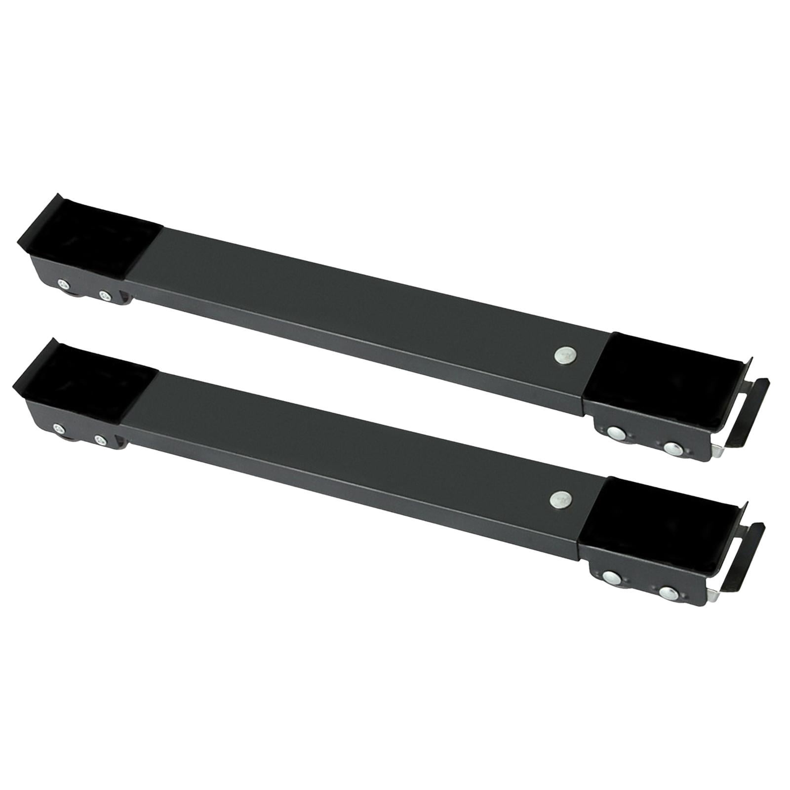 Baoblaze Appliance Rollers Mobile Roller Adjustable 17.7"-27.5" Easy to Move Refrigerator Black