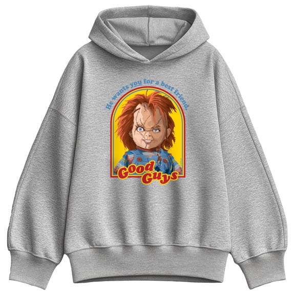Chucky - Wants You For A Best Friend - Women's Oversized Fleece Hoodie Sweatshirt