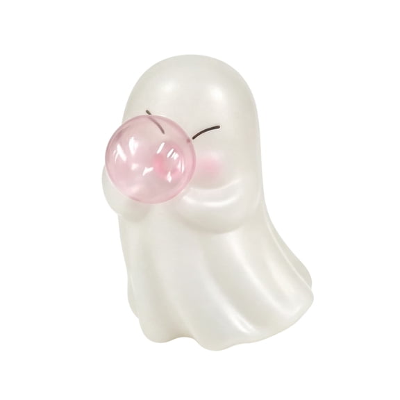 MYUNNIL Halloween Blowing Ghost Light LED Ghost Bubbles Ornament Glowing Mini Cute Soft Warm Accent Seasonal Decoration Hot Pink 7 Inch