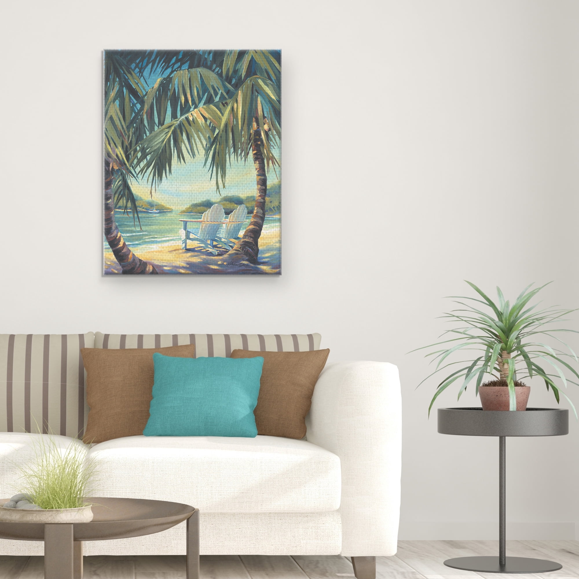 Masterpiece Art Gallery Hideout II Ocean By Kathleen Denis Canvas Art Print 22" x 28"