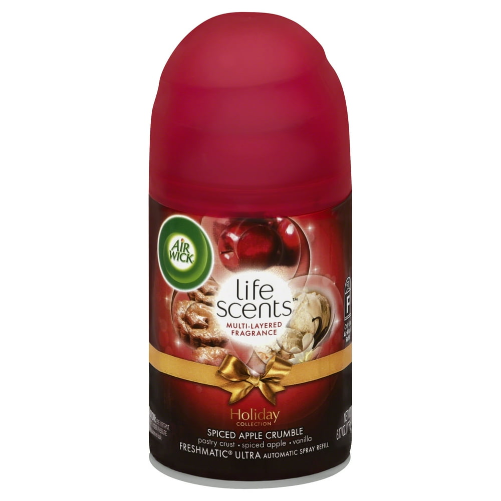 Air Wick Life Scents Holiday Collection Spiced Apple Crumble Freshmatic