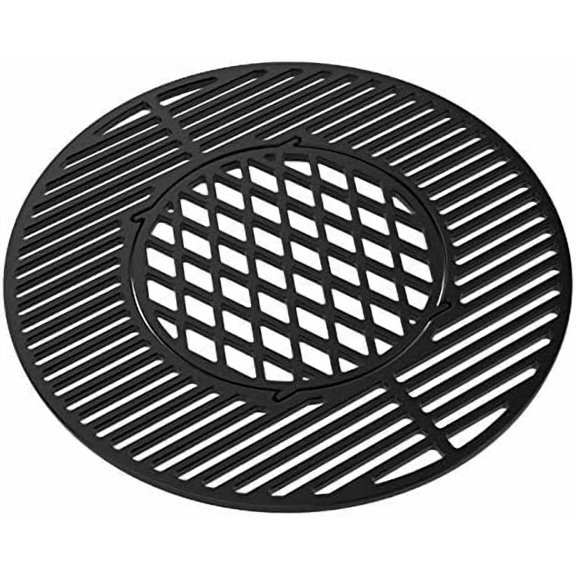 Cast Iron Grill Grate Replacement Gourmet BBQ System for Weber 22inch Kettle Charcoal Grills$$Garden & Patio