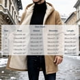 thumbnail image 4 of KICILVS Fleece Lined Jacket Men Zip Up Long Hooded Coat with Pockets for Outdoor Casual Soft Cozy Thick Warm Winter Outerwear, 4 of 6