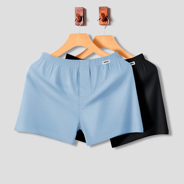Man Fashion Solid Color Sleeping Pants Loose Shorts Pajamas Shorts