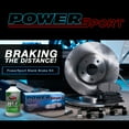thumbnail image 3 of Power Sport Rear Brakes and Rotors Kit |Rear Brake Pads| Brake Rotors and Pads| Semi-Metallic Brake Pads and Rotors| Hardware Kit and Sensor Wire BLB1.32005.53, 3 of 6