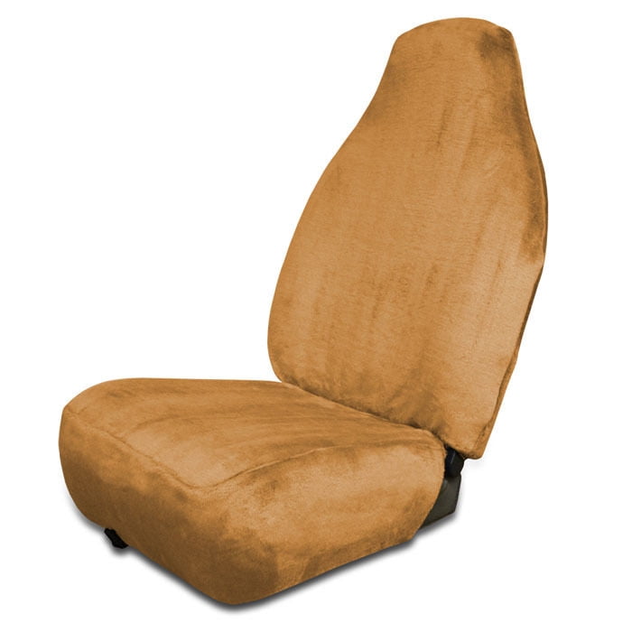 set of 2 non-shed imitation sheepskin auto seat covers