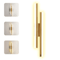 thumbnail image 3 of Lamparas Para Baño De Pared Atenuación De Tres Colores Lab.G, Dorado, 3 of 5