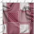 thumbnail image 2 of Soimoi Poly Canvas Red Fabric By the Yard - 56 Inch Wide -Geometric Material - Artistic and Modern Patterns for Various Uses Printed Fabric, 2 of 6