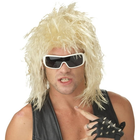 Blonde Rockin Dude Wig Adult Halloween Accessory