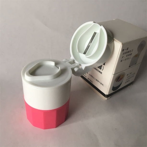 Cortador de medicamentos Tijeras portátiles para cortar pastillas Cortadora de pastillas Trituradora y molido de medicamentos pequeños Subenvasado de medicamentos Caja de medicamentos