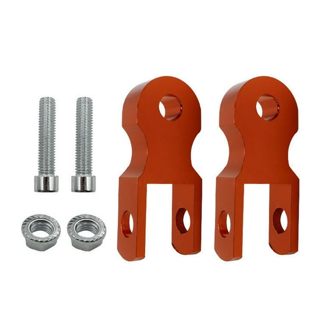 Guardoinrt Motorcycle Extension Comfortable Rear Shock Absorber Riser For CRF50 KLX110 TTR50 DRZ Easy Orange 1Set