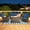 Navy Blue, Brown Wicker, variant on Vcatnet 6 Pieces Outdoor Patio Furniture Wicker High-Back Conversation Set with Swivel Rocking Chairs and Ottoman, Beige
